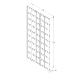 6ft Pine Trellis Panel, Pack Of 5 (W)91cm X (H)183cm 5 6ft Pine Trellis Panel, Pack Of 5 (W)91cm X (H)183cm -Outdoor Living Sales Store 6ft pine trellis panel pack of 5 w 91cm x h 183cm5013053173329 18bq