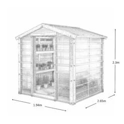 Adman Steel Sheds Multigrow 6.4x8.8 Greenhouse With Adjustable Vent 13 Adman Steel Sheds Multigrow 6.4x8.8 Greenhouse With Adjustable Vent -Outdoor Living Sales Store adman steel sheds multigrow 6 4x8 8 greenhouse with adjustable vent5391538910325 01t bq