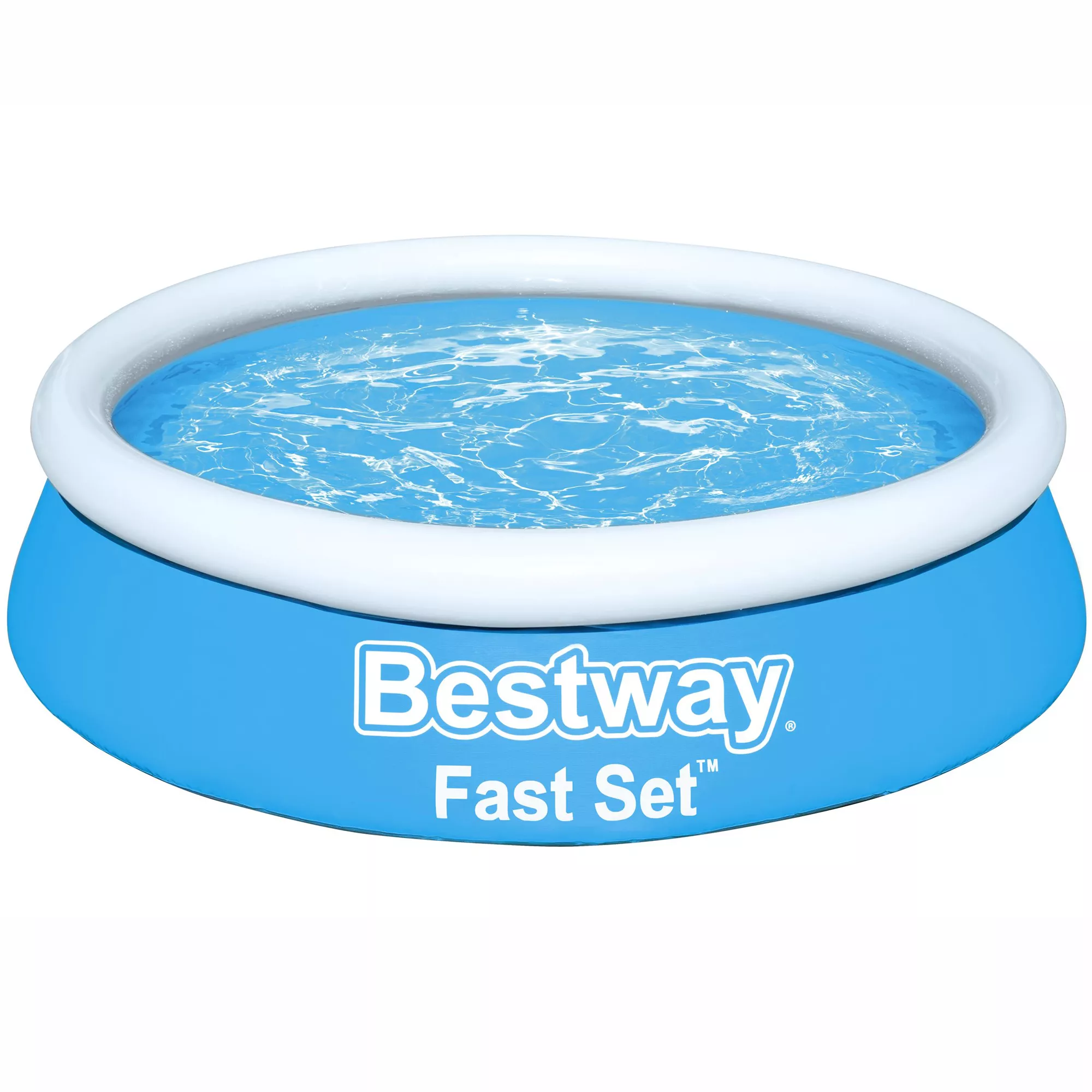 Bestway Fast Set™ Plain ABS Plastic & PVC Family Lounge Pool (W) 1.83m X (L) 1.83m 1 Bestway Fast Set™ Plain ABS Plastic & PVC Family Lounge Pool (W) 1.83m X (L) 1.83m