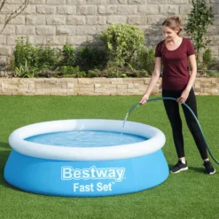 Bestway Fast Set™ Plain ABS Plastic & PVC Family Lounge Pool (W) 1.83m X (L) 1.83m 9 Bestway Fast Set™ Plain ABS Plastic & PVC Family Lounge Pool (W) 1.83m X (L) 1.83m -Outdoor Living Sales Store bestway fast set plain abs plastic pvc family lounge pool w 1 83m x l 1 83m6942138967630 03i