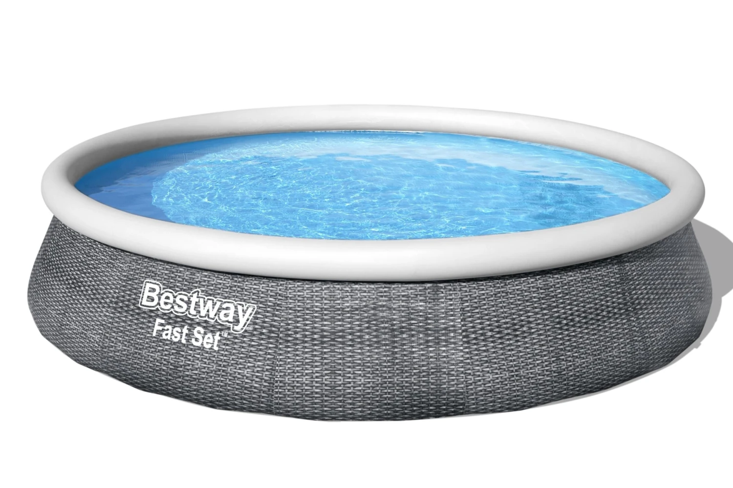 Bestway Fast Set Polyvinyl Chloride (PVC) Family Fun Pool (W) 3.96m X (L) 3.96m 1 Bestway Fast Set Polyvinyl Chloride (PVC) Family Fun Pool (W) 3.96m X (L) 3.96m