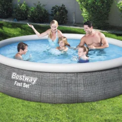Bestway Fast Set Polyvinyl Chloride (PVC) Family Fun Pool (W) 3.96m X (L) 3.96m 6 Bestway Fast Set Polyvinyl Chloride (PVC) Family Fun Pool (W) 3.96m X (L) 3.96m -Outdoor Living Sales Store bestway fast set polyvinyl chloride pvc family fun pool w 3 96m x l 3 96m6942138968316 02i bq