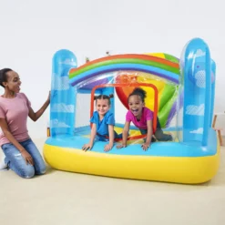 Bestway Multicolour Small Balloon Rectangular Bouncy Castle -Outdoor Living Sales Store bestway multicolour small balloon rectangular bouncy castle6942138952155 01i