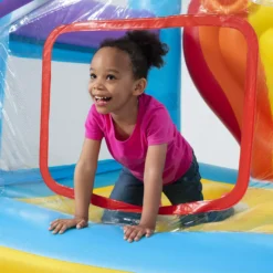 Bestway Multicolour Small Balloon Rectangular Bouncy Castle -Outdoor Living Sales Store bestway multicolour small balloon rectangular bouncy castle6942138952155 37c