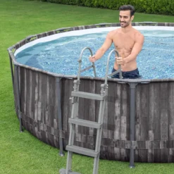 Bestway Steel Pro Max Polyvinyl Chloride (PVC) Family Swimming Pool (W) 3.66m X (L) 3.66m -Outdoor Living Sales Store bestway steel pro max polyvinyl chloride pvc family swimming pool w 3 66m x l 3 66m6942138984163 03i bq