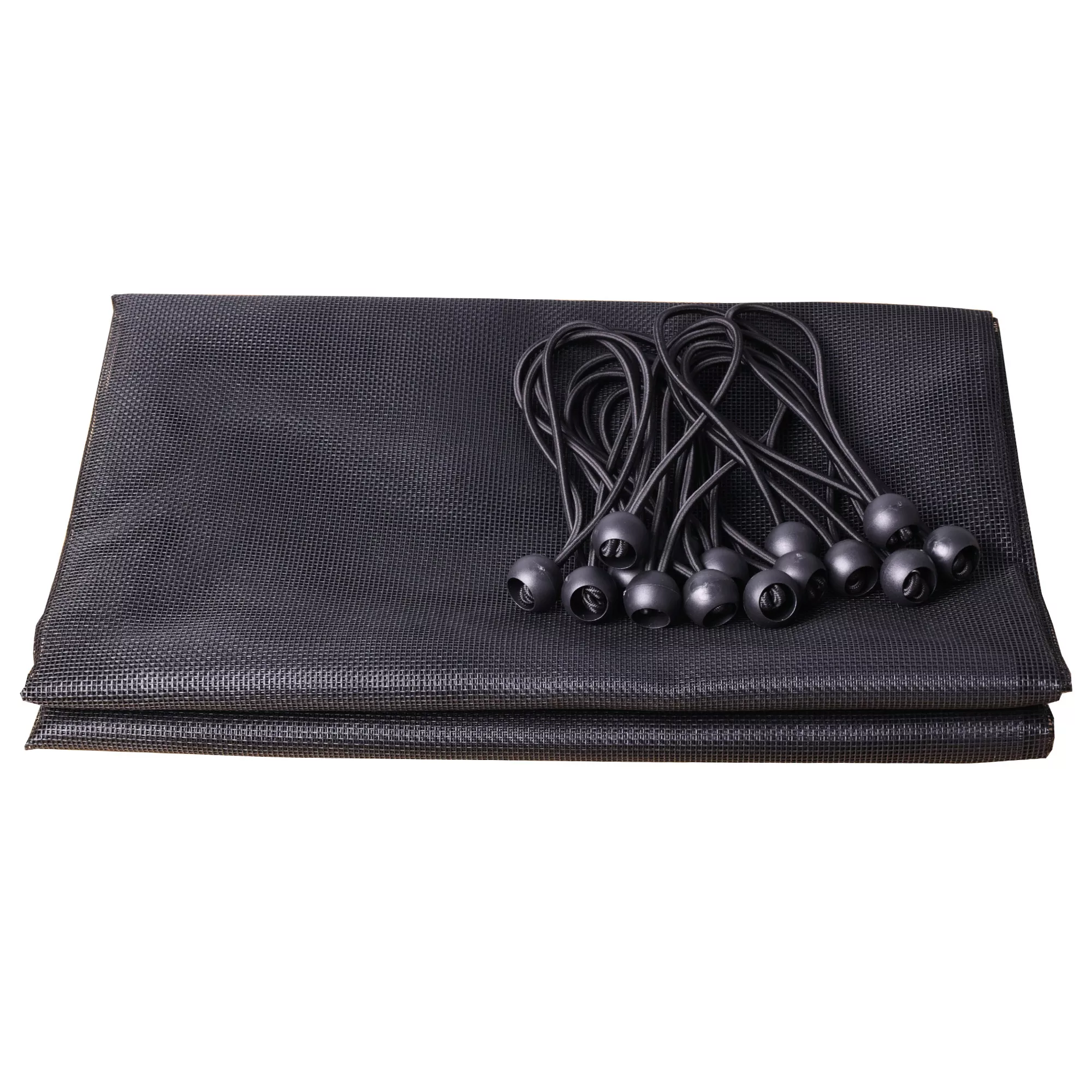 Black Polyester (PES) & PVC Garden Screen (H)1m (W)3m 6 Black Polyester (PES) & PVC Garden Screen (H)1m (W)3m - Image 6