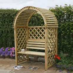 Blooma Chiltern Round Top Arbour, (H)1990mm (W)1340mm (D)800mm - Assembly Required 7 Blooma Chiltern Round Top Arbour, (H)1990mm (W)1340mm (D)800mm - Assembly Required -Outdoor Living Sales Store blooma chiltern round top arbour h 1990mm w 1340mm d 800mm assembly required5397007055641 02i bq