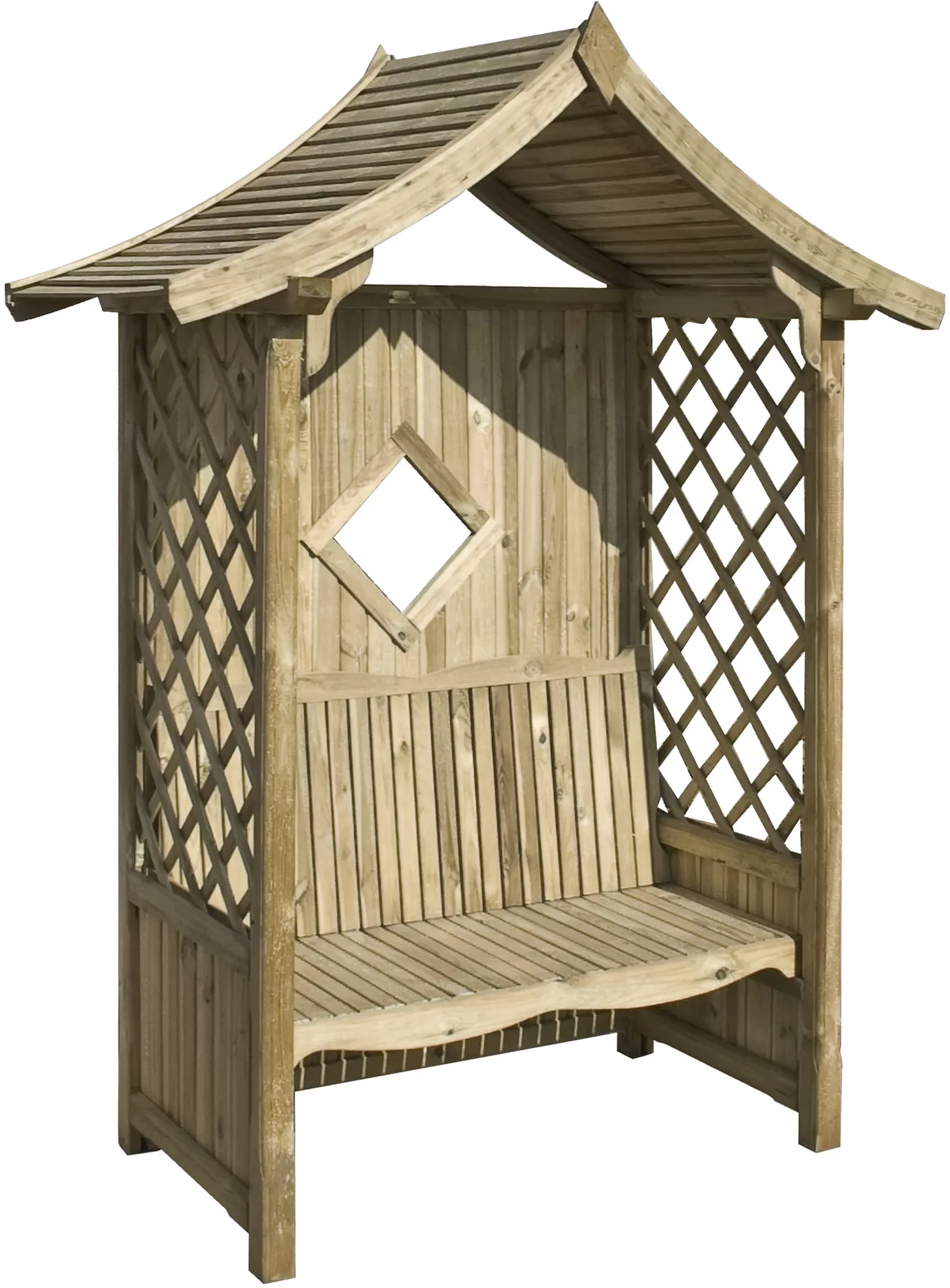 Blooma Elegant Arbour, (H)2340mm (W)1760mm (D)940mm - Assembly Service Included 3 Blooma Elegant Arbour, (H)2340mm (W)1760mm (D)940mm - Assembly Service Included - Image 3