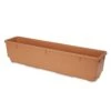 Blooma Florus Brown Plastic Bell Rectangular Trough