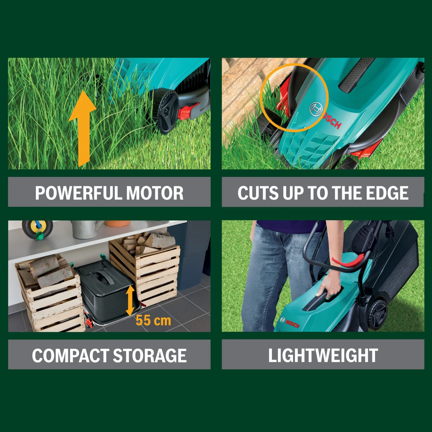 Bosch Rotak 320ER Corded Rotary Lawnmower 4 Bosch Rotak 320ER Corded Rotary Lawnmower - Image 4