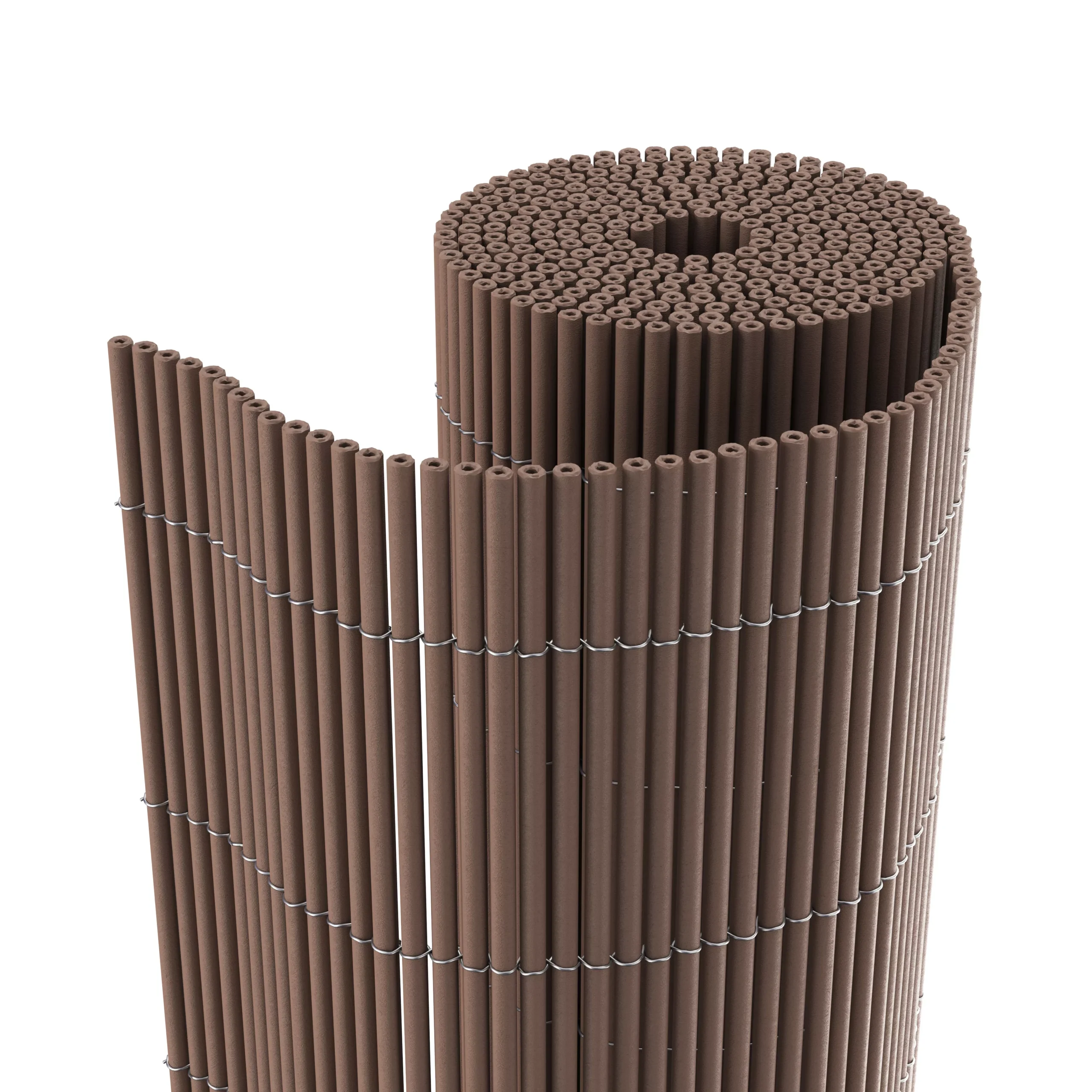 Brown Composite Garden Screen (H)1m (W)3m 2 Brown Composite Garden Screen (H)1m (W)3m - Image 2