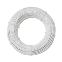 Outdoor Living Sales Store -Outdoor Living Sales Store diall white pvc steel cable l 60m dia 1 2mm3663602918400 02bq