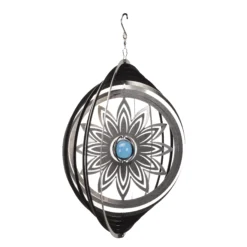 Flamboya Floral Orb Wind Spinner 30cm