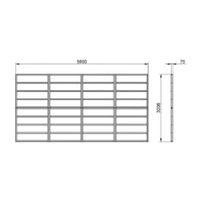 Forest 20x10 Timber Shed Base (L) 301cm X (W) 590cm 5 Forest 20x10 Timber Shed Base (L) 301cm X (W) 590cm -Outdoor Living Sales Store forest 20x10 timber shed base l 301cm x w 590cm5013053182215 01t