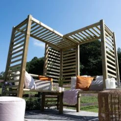 Forest Firenze Corner Arbour, (H)1970mm (W)1800mm (D)1800mm - Assembly Required 26 Forest Firenze Corner Arbour, (H)1970mm (W)1800mm (D)1800mm - Assembly Required -Outdoor Living Sales Store forest firenze corner arbour h 1970mm w 1800mm d 1800mm assembly required5013053185049 04i bq