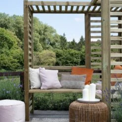 Forest Firenze Corner Arbour, (H)1970mm (W)1800mm (D)1800mm - Assembly Required 22 Forest Firenze Corner Arbour, (H)1970mm (W)1800mm (D)1800mm - Assembly Required -Outdoor Living Sales Store forest firenze corner arbour h 1970mm w 1800mm d 1800mm assembly required5013053185049 40c bq