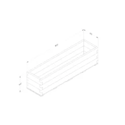 Forest Garden 1.8m X 0.45m Mixed Softwood Rectangular Raised Bed Kit 0.81m² 11 Forest Garden 1.8m X 0.45m Mixed Softwood Rectangular Raised Bed Kit 0.81m² -Outdoor Living Sales Store forest garden 1 8m x 0 45m mixed softwood rectangular raised bed kit 0 81m 5013053193518 01t