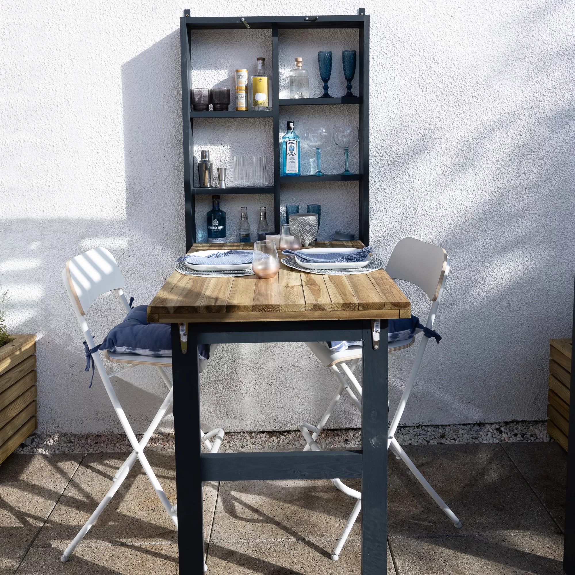 Forest Garden Fold Down Timber Garden Bar (Base Not Required) 4 Forest Garden Fold Down Timber Garden Bar (Base Not Required) - Image 4