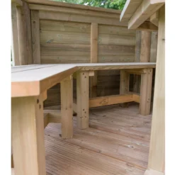 Forest Garden Furnished Hexagonal Gazebo, (W)3.3m (D)2.84m 16 Forest Garden Furnished Hexagonal Gazebo, (W)3.3m (D)2.84m -Outdoor Living Sales Store forest garden furnished hexagonal gazebo w 3 3m d 2 84m5013053172377 06i