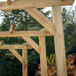 Forest Garden Hanbury Flat Top European Softwood Arch (H) 213.5cm X (W) 209cm 7 Forest Garden Hanbury Flat Top European Softwood Arch (H) 213.5cm X (W) 209cm -Outdoor Living Sales Store forest garden hanbury flat top european softwood arch h 213 5cm x w 209cm5013053190128 02i