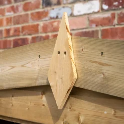 Forest Garden Overlap Timber 6x5 Ft Apex Log Store -Outdoor Living Sales Store forest garden overlap timber 6x5 ft apex log store5013053189962 08i