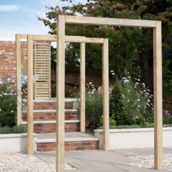 Forest Garden Sleeper European Softwood Arch (H) 240cm X (W) 160cm Set Of 3 8 Forest Garden Sleeper European Softwood Arch (H) 240cm X (W) 160cm Set Of 3 -Outdoor Living Sales Store forest garden sleeper european softwood arch h 240cm x w 160cm set of 35013053190081 02i