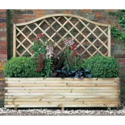 Forest Garden Venice Natural Timber Wooden Rectangular Planter 6 Forest Garden Venice Natural Timber Wooden Rectangular Planter -Outdoor Living Sales Store forest garden venice natural timber wooden rectangular planter5013053181157 03i bq