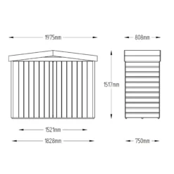 Forest Shiplap 6.5x2.6 Apex Garden Storage 2000L 23 Forest Shiplap 6.5x2.6 Apex Garden Storage 2000L -Outdoor Living Sales Store forest shiplap 6 5x2 6 apex garden storage 2000l5013053163252 01t bq