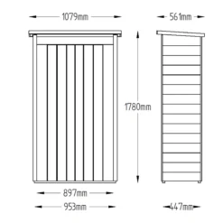 Forest Tall Tongue & Groove 3.5x2 Pent Garden Storage 750L -Outdoor Living Sales Store forest tall tongue groove 3 5x2 pent garden storage 750l5013053163160 01t bq
