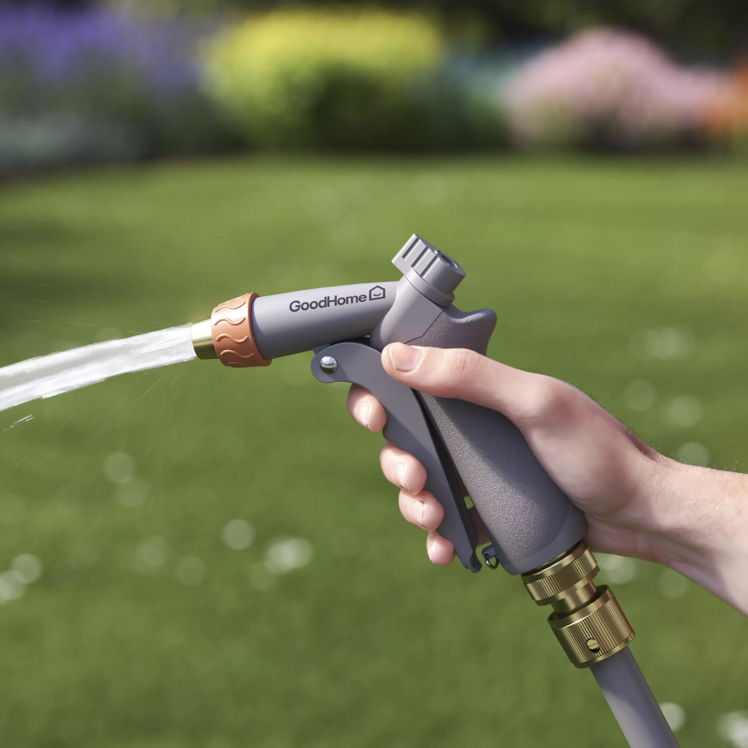 GoodHome Watering 2 Function Hose Spray Gun 2 GoodHome Watering 2 Function Hose Spray Gun - Image 2