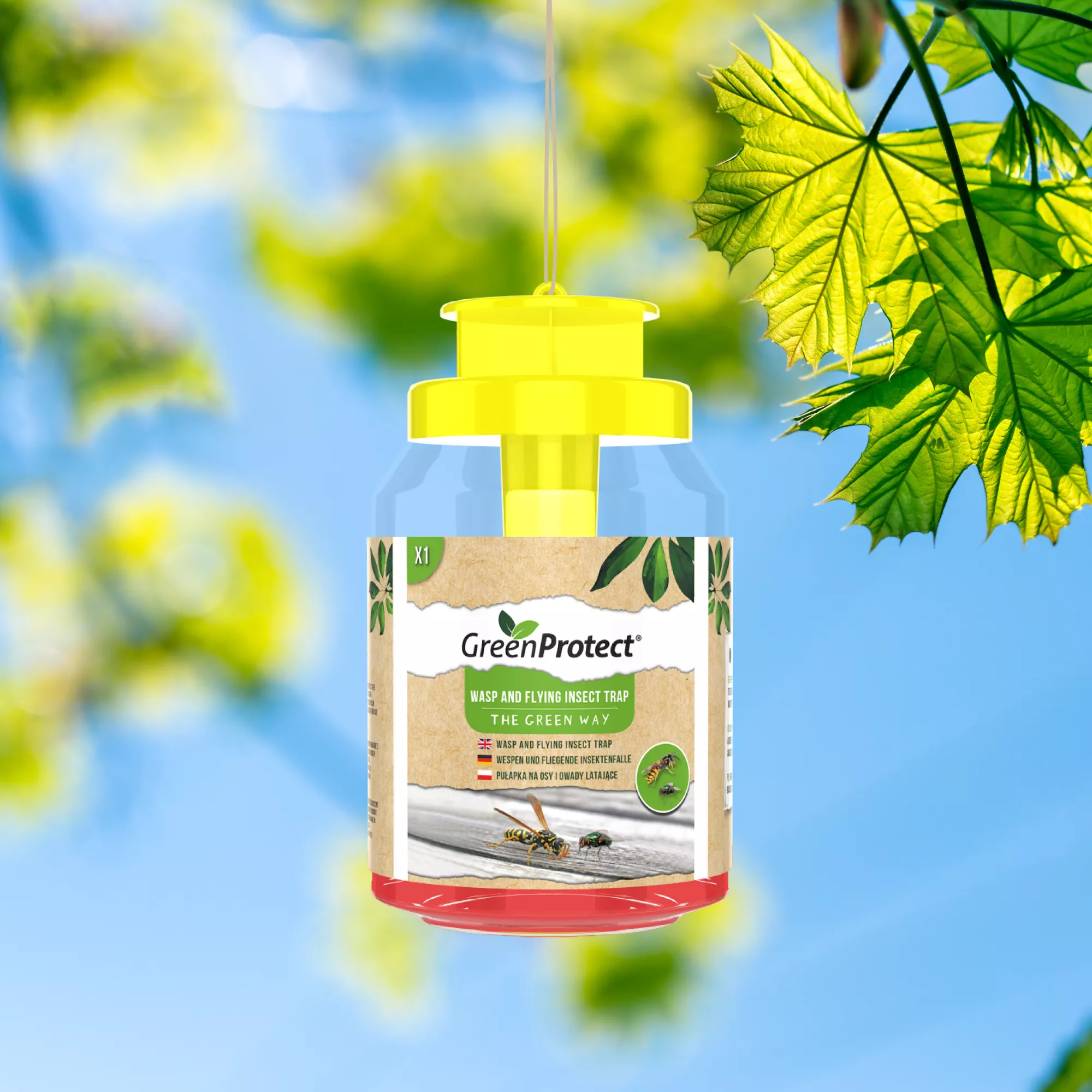 Green Protect Wasp Trap 2 Green Protect Wasp Trap - Image 2