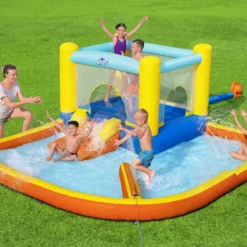 H2O Multicolour Beach Bounce Water Park -Outdoor Living Sales Store h2o multicolour beach bounce water park6942138984729 02i bq
