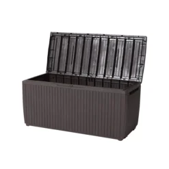 Keter Springwood Plastic Garden Storage Box 17 Keter Springwood Plastic Garden Storage Box -Outdoor Living Sales Store keter springwood plastic garden storage box7290106930292 21c bq
