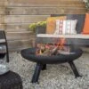 La Hacienda Industrial Steel Firepit