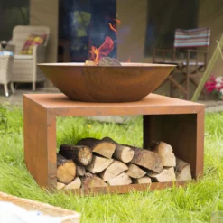 La Hacienda Moho Steel Firepit -Outdoor Living Sales Store la hacienda moho steel firepit5055025582630 03i BQ