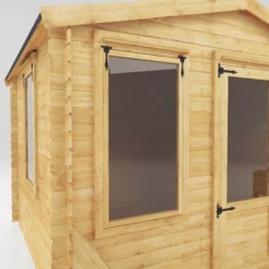 Mercia 11x12 Apex Tongue & Groove Cabin With Double Door -Outdoor Living Sales Store mercia 11x12 apex tongue groove cabin with double door5029442078687 37c bq