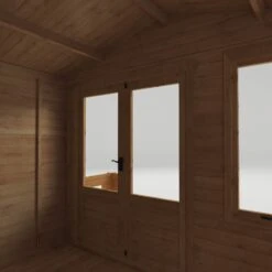 Mercia 11x12 Apex Tongue & Groove Cabin With Double Door -Outdoor Living Sales Store mercia 11x12 apex tongue groove cabin with double door5029442078687 39c bq