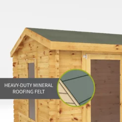 Mercia 11x12 Apex Tongue & Groove Cabin With Double Door -Outdoor Living Sales Store mercia 11x12 apex tongue groove cabin with double door5029442078687 40c bq