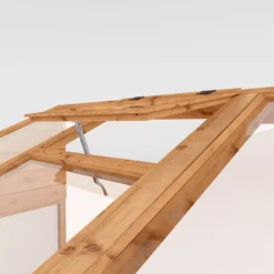 Mercia 8x4 Lean To Greenhouse With Flap Vent -Outdoor Living Sales Store mercia 8x4 lean to greenhouse with flap vent5029442091167 04c