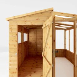 Mercia 8x8 Pent Greenhouse Combi Shed - Assembly Required 12 Mercia 8x8 Pent Greenhouse Combi Shed - Assembly Required -Outdoor Living Sales Store mercia 8x8 pent greenhouse combi shed assembly required5029442075655 03c