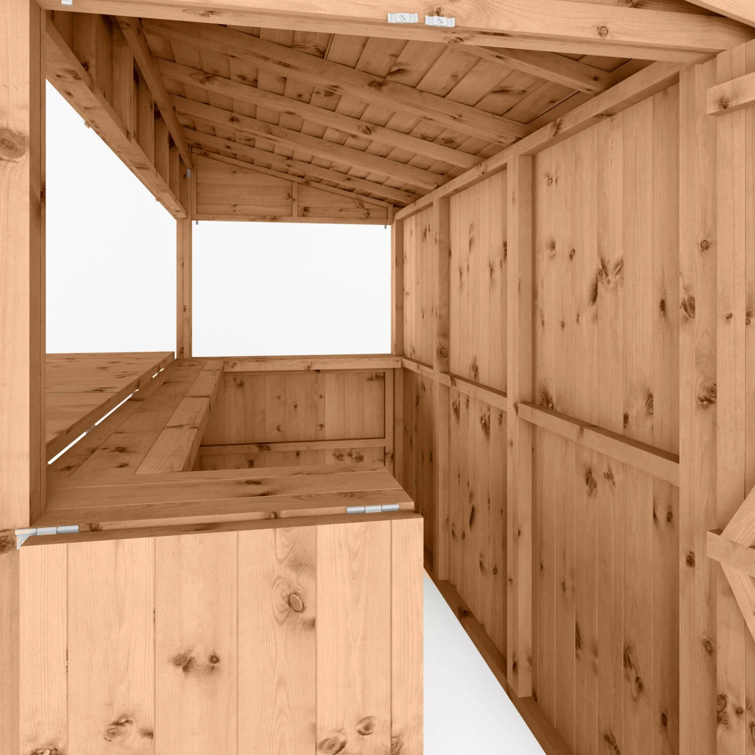 Mercia Garden Bar 9x4 Ft Pent Tongue & Groove Solid Wood Garden Bar With Single Door 4 Mercia Garden Bar 9x4 Ft Pent Tongue & Groove Solid Wood Garden Bar With Single Door - Image 4