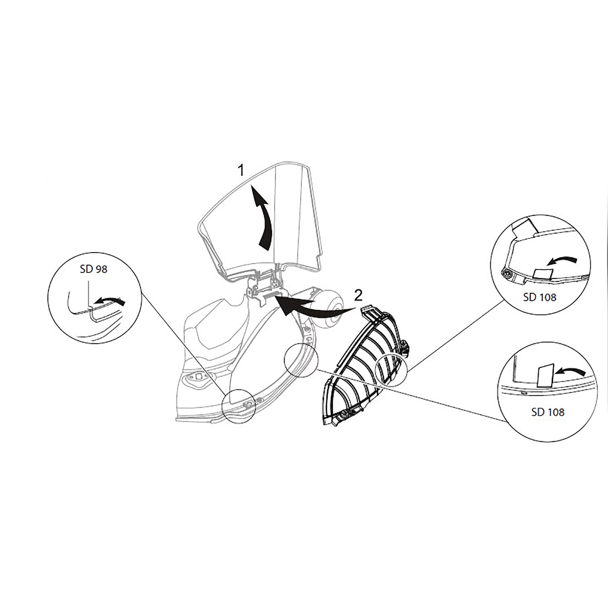 Mountfield Mulching Plug SD108 2 Mountfield Mulching Plug SD108 - Image 2