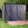 Palram - Canopia 3K Series Grey Polyester (PES) Gazebo Curtain, Pack Of 4 (L)2170mm (W)3660mm