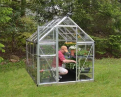 Palram - Canopia Harmony Silver 6x8 Greenhouse 26 Palram - Canopia Harmony Silver 6x8 Greenhouse -Outdoor Living Sales Store palram canopia harmony silver 6x8 greenhouse7290103110581 05i