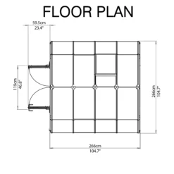 Palram - Canopia Hobby Gardner Green 8x8 Greenhouse 14 Palram - Canopia Hobby Gardner Green 8x8 Greenhouse -Outdoor Living Sales Store palram canopia hobby gardner green 8x8 greenhouse7290103121655 01t bq