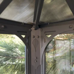 Palram - Canopia Ledro Grey Rectangular Gazebo, (W)3.6m (D)3.6m - Assembly Required 17 Palram - Canopia Ledro Grey Rectangular Gazebo, (W)3.6m (D)3.6m - Assembly Required -Outdoor Living Sales Store palram canopia ledro grey rectangular gazebo w 3 6m d 3 6m assembly required7290108136531 07i bq