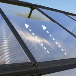 Palram - Canopia Mythos Grey 6X4 Greenhouse 10 Palram - Canopia Mythos Grey 6X4 Greenhouse -Outdoor Living Sales Store palram canopia mythos grey 6x4 greenhouse7290108601022 37c BQ