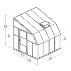 Palram - Canopia Rion 8x8 Pent Plastic Sun Room 13 Palram - Canopia Rion 8x8 Pent Plastic Sun Room -Outdoor Living Sales Store palram canopia rion 8x8 pent plastic sun room7290108130133 03t bq