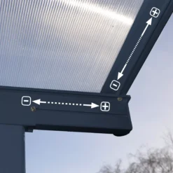 Palram - Canopia Sierra Grey Non-retractable Awning, (L)4.34m (H)3.05m (W)2.99m 11 Palram - Canopia Sierra Grey Non-retractable Awning, (L)4.34m (H)3.05m (W)2.99m -Outdoor Living Sales Store palram canopia sierra grey non retractable awning l 4 34m h 3 05m w 2 99m7290108130270 05i bq