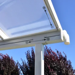 Palram - Canopia Sierra White Non-retractable Awning, (L)6.19m (H)3.05m (W)2.99m 16 Palram - Canopia Sierra White Non-retractable Awning, (L)6.19m (H)3.05m (W)2.99m -Outdoor Living Sales Store palram canopia sierra white non retractable awning l 6 19m h 3 05m w 2 99m7290108130546 05i bq